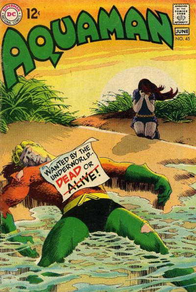 Nick Cardy cover of Aquaman 45