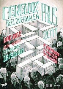 flyer for the Benelux Beeldverhalenprijs