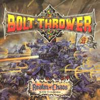 Cover art for the first Bolt Thrower album