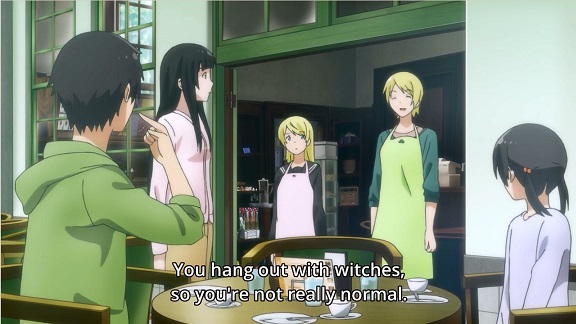 Flying Witch: hang around with witches and you stop being normal