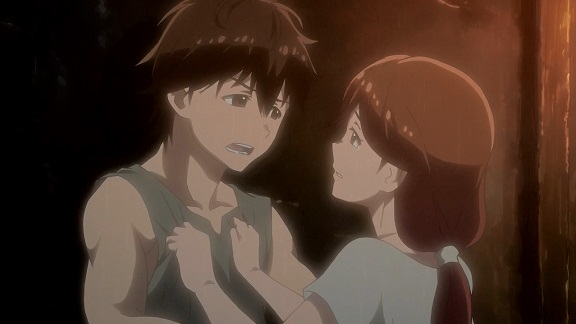 Haruhiro and Yume grieving, from Hai to Gensou no Grimgar #5