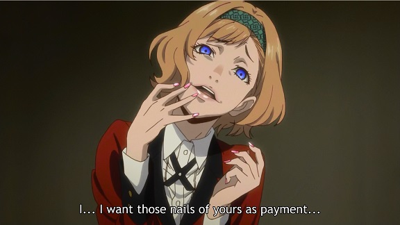 Kakegurui: villain o-face