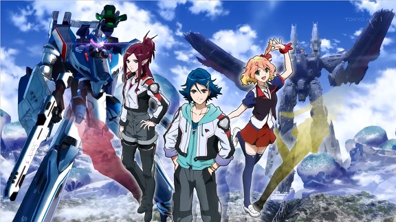 Macross Delta: this time the love triangle is two girls and one guy