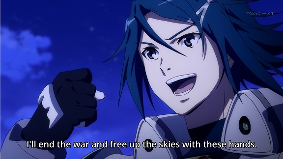 Macross Delta: Hayate talks big