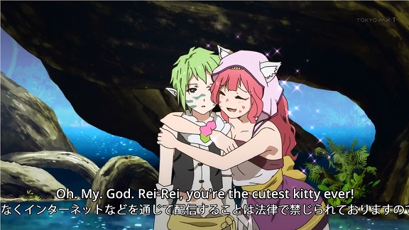 Macross Delta: Rei Rei is a cute kitty