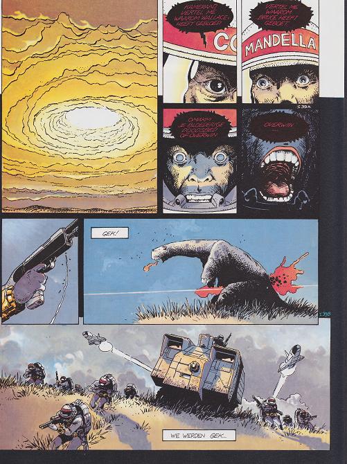 page from the Marvano adaptation of the Forever War