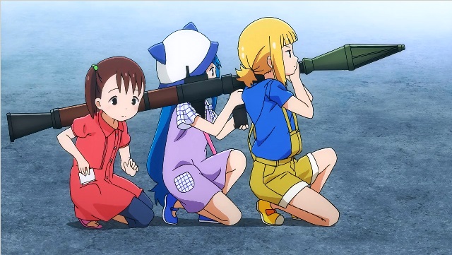 Mitsuboshi Colors: kill the police (with rocket launchers)