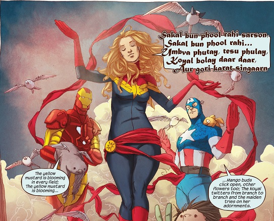 Kamala Khan meets Captain Marvel sort off