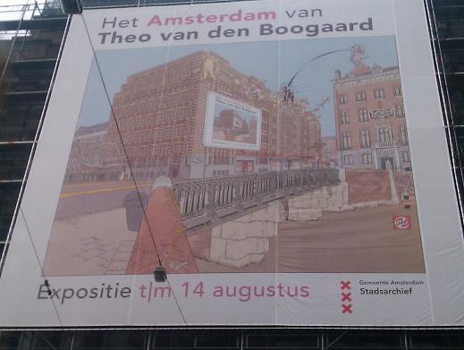 poster for the Theo van den Boogaard exhibition in the Stadsarchief