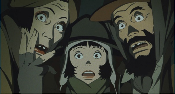Tokyo Godfathers: the moment of discovery
