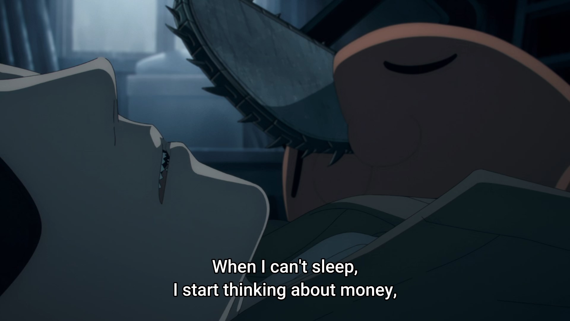 When I can't sleep I start thinking about money