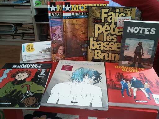 Comics bought on holiday in France