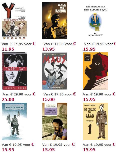 the nine graphic novels offered in the month of the graphic novel