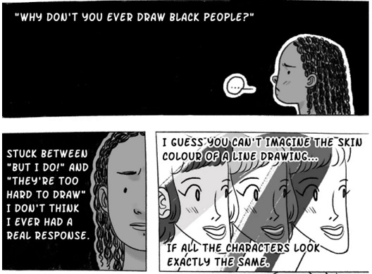 Nicole Miles: learning to draw Black people